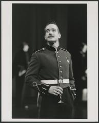 [Matthew Macfadyen as Benedick in a scene from the Cheek by Jowl production "Much Ado About Nothing" during BAM Spring Series, 1998]