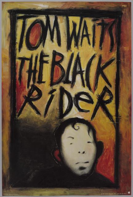 [Poster for the Thalia Theater production "The Black Rider: The Casting of the Magic Bullets" during BAM Next Wave Festival, 1993]
