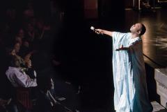 [Youssou N'Dour in "Youssou N'Dour" part of "Muslim Voices: Arts & Ideas" during BAM Spring Series, 2009]