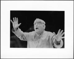 [Ramaz Tchkhikvadze as King Lear in the Rustaveli Theatre Company production of "King Lear" during BAM Spring Series, 1990] 