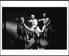 [Scene from the Zingaro Equestrian Theater production "Chimère" during BAM Next Wave Festival, 1996]