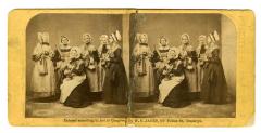 [Stereogram of the Brooklyn and Long Island Sanitary Fair at the Brooklyn Academy of Music on Montague Street, 1864]