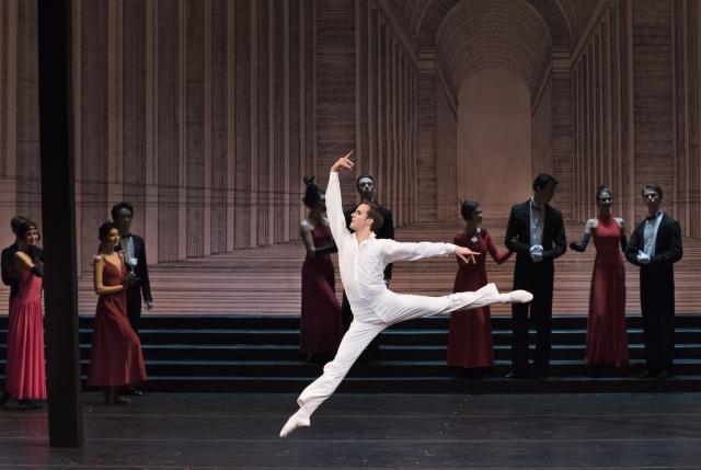 [Konstantin Zverev as The Prince in the Mariinsky Theatre production "Cinderella" during BAM Spring Series, 2015]
