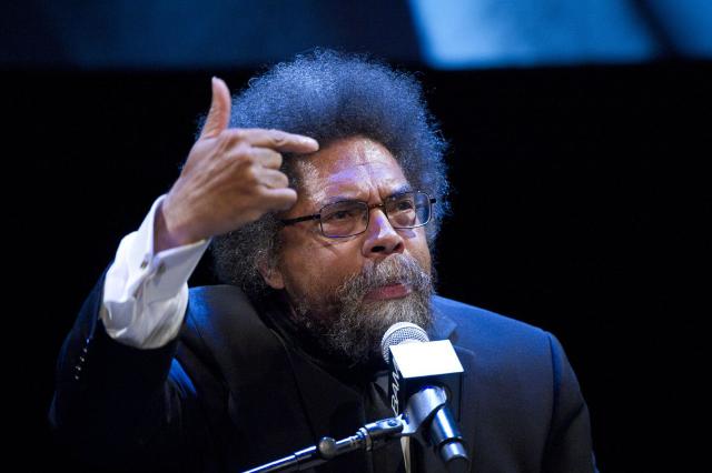 [Dr. Cornel West in the "Brooklyn Tribute to Dr. Martin Luther King, Jr." at the Brooklyn Academy of Music, 2015]