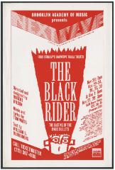 [Poster for Thalia Theater production "The Black Rider: The Casting of the Magic Bullets" during the BAM Next Wave Festival, 1993]