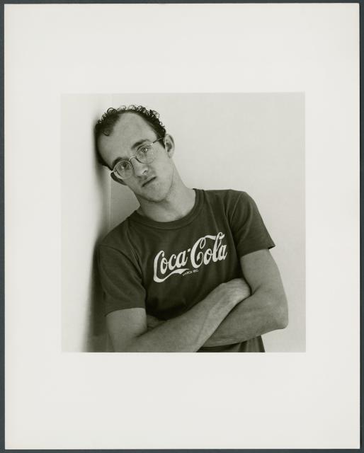 [Portrait of Keith Haring, 1984]