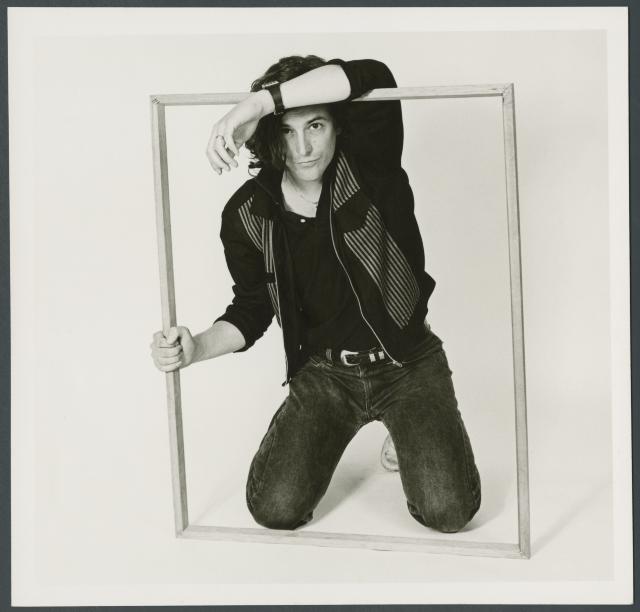 [Portrait of Randy Gun member of Love of Life Orchestra, 1985]