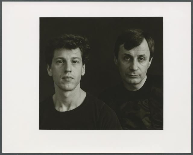 [Portrait of Kenneth Rinker and Sergio Cervetti, 1984]