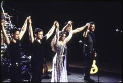[Gil Zohar, Yorai Oron, Yaaki Levy, Noa, and Gil Dor in "Brooklyn Salutes Israel, featuring Noa" during BAM Spring Series, 1998]