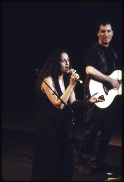[Noa and Gil Dor performing in "Brooklyn Salutes Israel, featuring Noa" during BAM Spring Series, 1998]