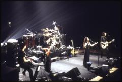 [Gil Zohar, Yorai Oron, Yaaki Levy, Noa, and Gil Dor performing in "Brooklyn Salutes Israel, featuring Noa" during BAM Spring Series, 1998]