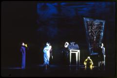 [Scene from the Thalia Theater production "The Black Rider" during BAM Next Wave Festival, 1993]