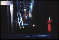 [Scene from the Thalia Theater production "The Black Rider" during BAM Next Wave Festival, 1993]