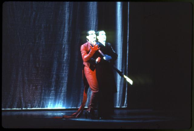 [Scene from the Thalia Theater production "The Black Rider" during BAM Next Wave Festival, 1993]