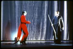 [Scene from the Thalia Theater production "The Black Rider" during BAM Next Wave Festival, 1993]