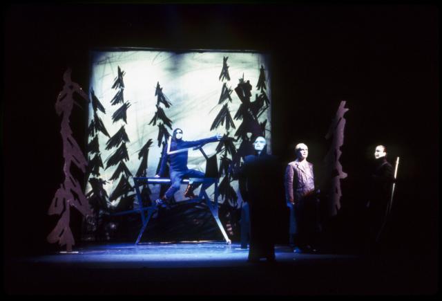 [Scene from the Thalia Theater production "The Black Rider" during BAM Next Wave Festival, 1993]