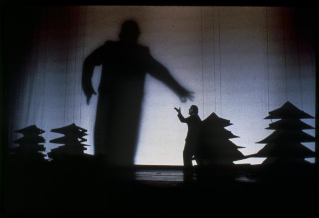 [Scene from the Thalia Theater production "The Black Rider" during BAM Next Wave Festival, 1993]