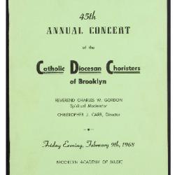 Catholic Diocesan Choristers Of Brooklyn