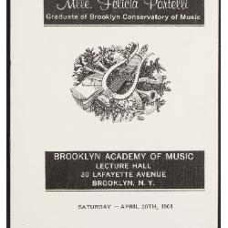 Mlle. Felicia Portelli