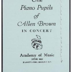 Allen Brown Piano Studio