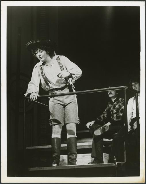 [Mark Baker as Candide in the Chelsea Theater Center production of "Candide" during BAM Fall Series, 1973]