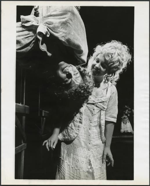 [Mark Baker as Candide and Maureen Brennan as Cunegonde in the Chelsea Theater Center production of "Candide" during BAM Fall Series, 1973]