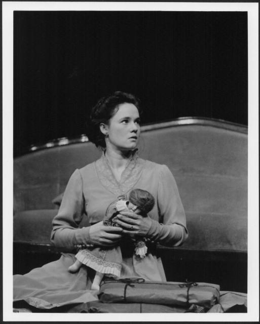 [Pernilla Östergren in the Royal Dramatic Theatre of Sweden/Ingmar Bergman production "A Doll's House" during BAM Spring Series, 1991]