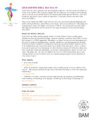 [One Sheet for DanceMotion USA℠ Season 4 Residency, David Dorfman Dance, in English, 2014]