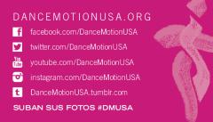 [Social Media Card for DanceMotion USA℠ Season 4 Residency, CONTRA-TIEMPO, 2014]