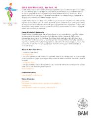 [One Sheet for DanceMotion USA℠ Season 4 Residency, David Dorfman Dance, in Turkish, 2014]