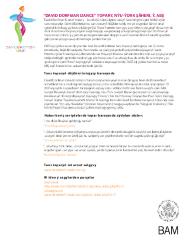 [One Sheet for DanceMotion USA℠ Season 4 Residency, David Dorfman Dance, in Turkmen, 2014]