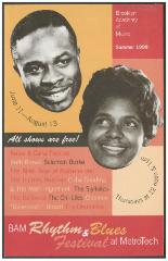 [Brochure for BAM Rhythm & Blues Festival at Metrotech, 1998]
