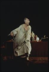 [Nigel Hawthorne in the Alan Bennett/Royal National Theatre of Great Britain production "The Madness of George III" during BAM Fall Series, 1993]