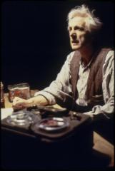 [Edward Petherbridge as Krapp in the Royal Shakespeare Company production "Krapp's Last Tape" during BAM Spring Series, 1998]