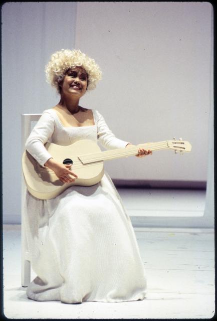 [Scene from the La Societa dell'Opera Buffa and il Teatro Franco Parenti di Milano production of "Falstaff or The Three Pranks" during BAM Spring Series, 1998]