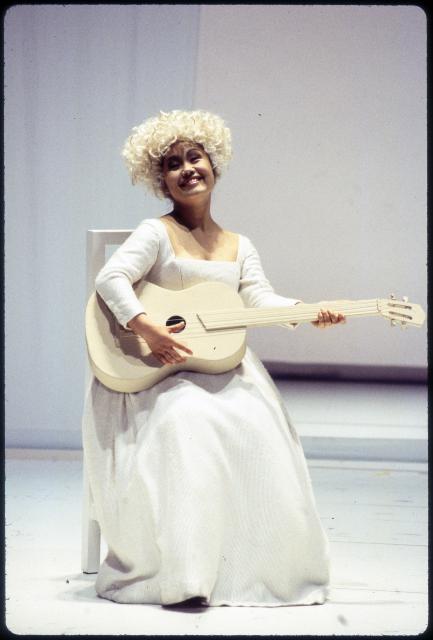 [Scene from the La Societa dell'Opera Buffa and il Teatro Franco Parenti di Milano production of "Falstaff or The Three Pranks" during BAM Spring Series, 1998]