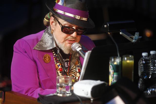 [Dr. John in the BAM production "Dr. John: Insides Out: Locked Down" during BAM Spring Series, 2012]