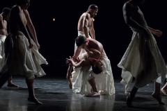 [Scene from the Grupo Corpo production "Bach &amp; Gira" during BAM Spring Series, 2019]