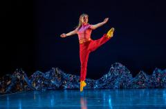 [Lesley Garrison in the Mark Morris Dance Group production "Pepperland" during BAM Spring Series, 2019]