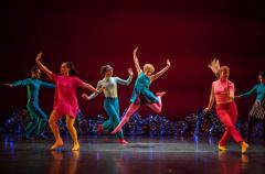 [Scene from the Mark Morris Dance Group production "Pepperland" during BAM Spring Series, 2019]