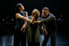 [Scene from the Doug Varone and Dancers production "in the shelter of the fold / epilogue" during BAM Spring Series, 2019]