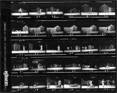 [Contact sheet from the Bill T. Jones/Arnie Zane Company production "Secret Pastures" during BAM Next Wave Festival, 1984]