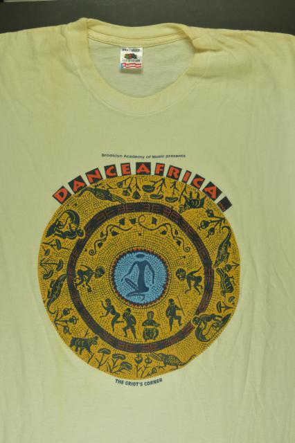 [T-shirt for "DanceAfrica" during BAM Spring Series, 1991]