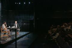 [Pumla Gobodo-Madikizela and Bryan Doerries in the BAM Gathering: A Human Being Died That Night during BAM Education and Humanities event, Spring 2015] 