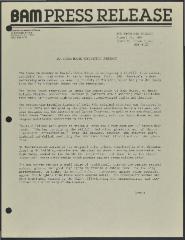 BAM Opera House Renovation Underway, 1984