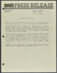 BAM Garden to open this Fall, 1984