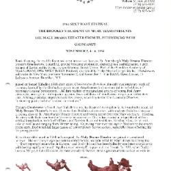 Maly Drama Theatre of St. Petersburg, Russia