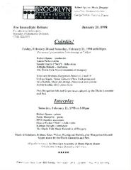 BPO Concerts Featuring Robert Spano, 1998